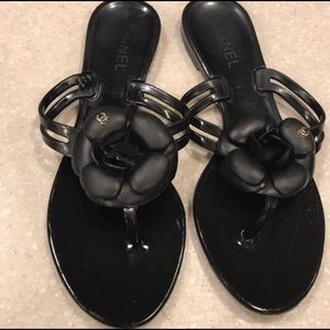Chanel thong Camelia Sandals size 38
